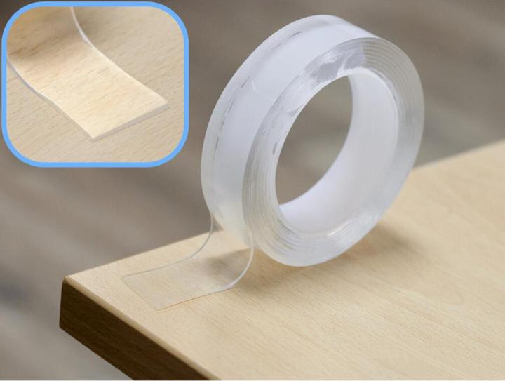 Productafbeelding Ikonka Dubbelzijdige zelfklevende waterbestendige tape 30mmx3m (30 mm)