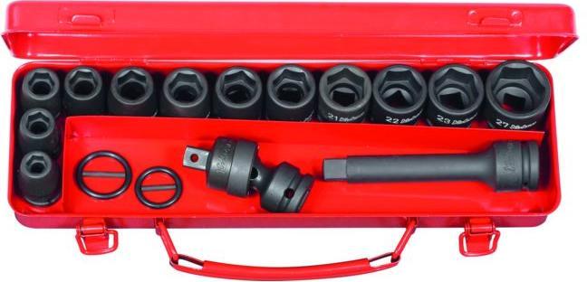 Actual product image Koken KO-KEN IMPACT range 18-piece, hexagonal, 1/2 inch