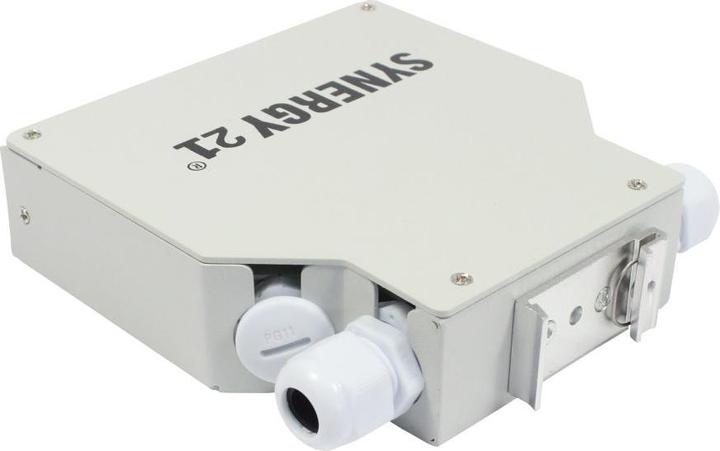 Immagine prodotto Synergy 21 Pannello patch in fibra ottica per guida DIN, 6xSC prese duplex/LC quad, senza accoppiatori, grigio