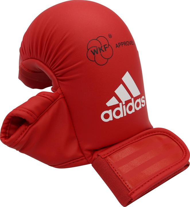 Immagine prodotto adidas WKF Karate Faustschutz ( mit Daumenschutz rot Original) (S)
