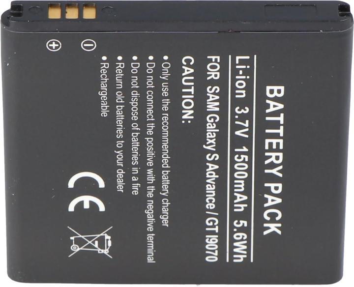 Produktbild Samsung Akku Galaxy S Advance, GT-I9070, EB535151VU