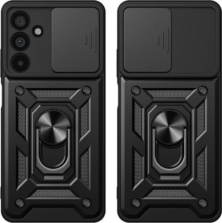 Actual product image Tech-Protect CamShield Pro case for Samsung Galaxy M55 5G - black (Samsung Galaxy A55)