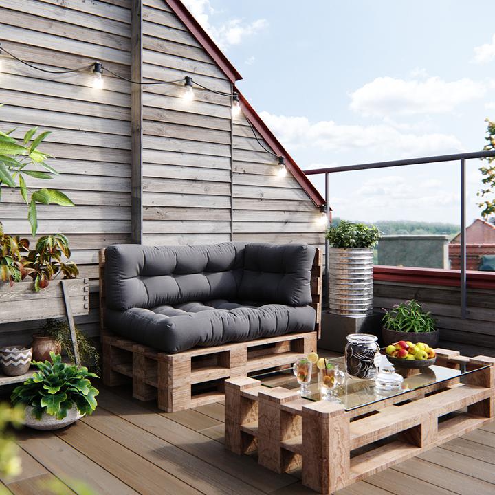 Produktbild Vicco Palettenkissen Flocken (120 x 80 x 15 cm)
