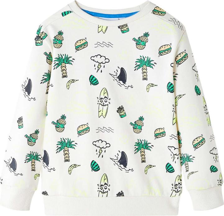 Immagine prodotto VidaXL Felpa da bambino ecrù chiaro 140,Materiale: 80 % cotone (140)