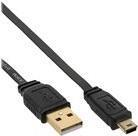 Image du produit InLine Câble mini-USB 2.0 USB-A vers mini-B (0.50 m, USB 2.0)