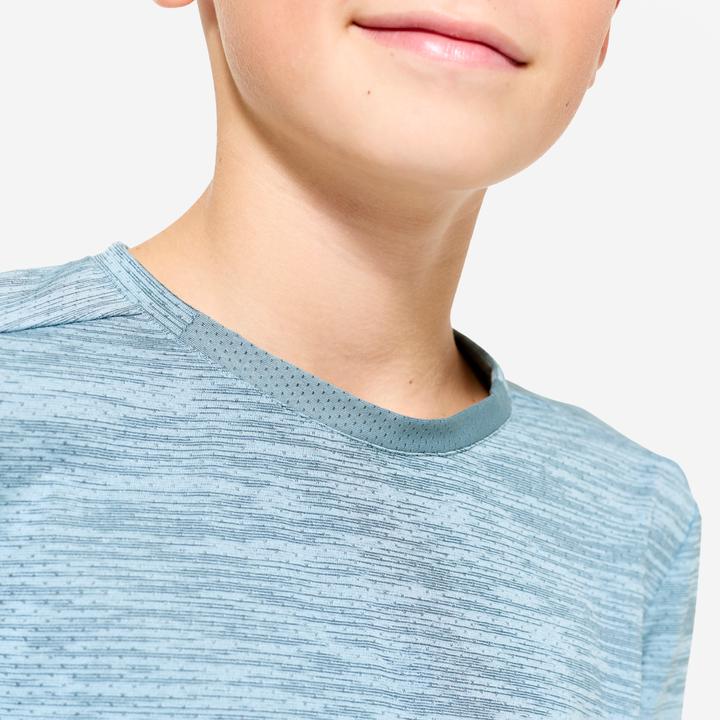 Image du produit Domyos T-shirt multisport technique et respirant enfant, Gris (5, 6)