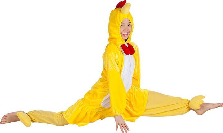 Produktbild Boland Huhn Kinderkostüm: Plüsch Overall Mit Kapuze (140)