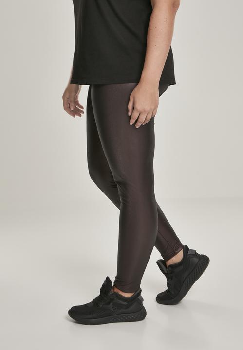 Actual product image Urban Classics Ladies Synthetic Leather High Waist Leggings (4XL)