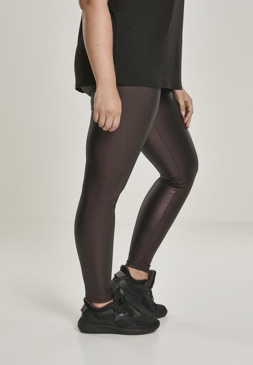 Actual product image Urban Classics Ladies Synthetic Leather High Waist Leggings (4XL)