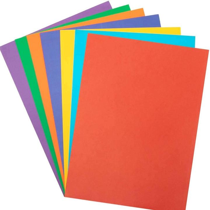 Produktbild Baker Ross Rainbow - 126er-Packung A4 Papier und Karton (126 x)
