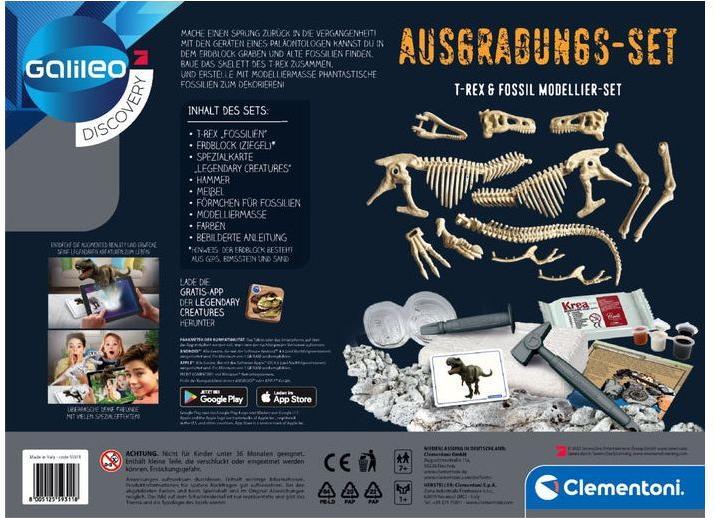 Produktbild Clementoni AusgrabungsSet TRex Fossil DE