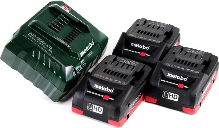 Image du produit Metabo Ensemble de base 3 X LIHD 4.0 AH (18 V)