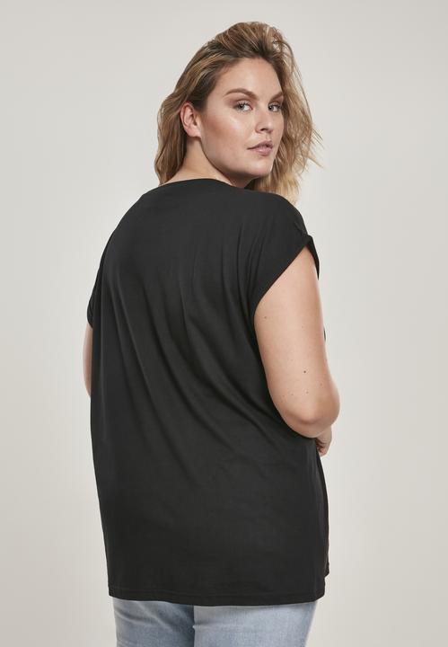 Actual product image Urban Classics Ladies Organic Extended Shoulder Tee (4XL)