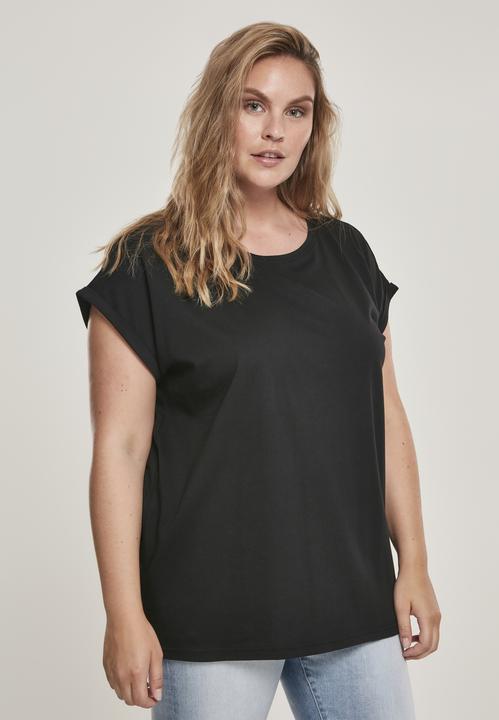 Actual product image Urban Classics Ladies Organic Extended Shoulder Tee (4XL)