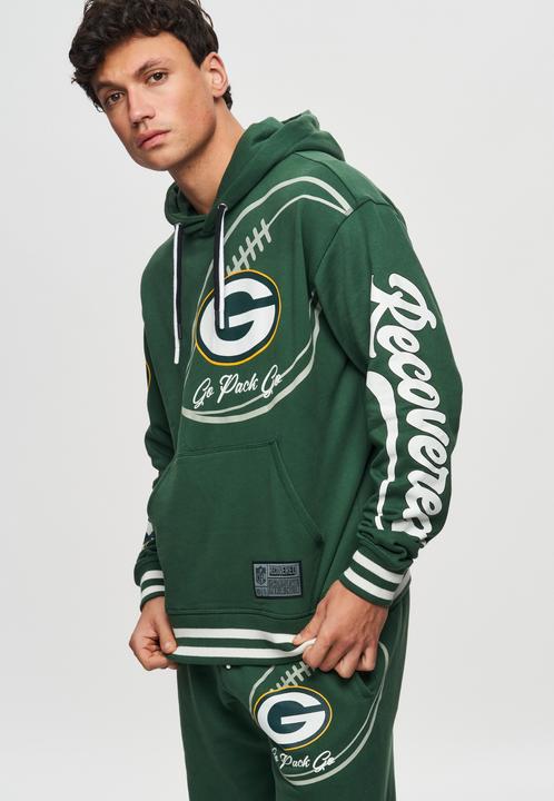 Produktbild Recovered Re:covered Fleece Hoody - PATCHES Green Bay Packers - M (M)