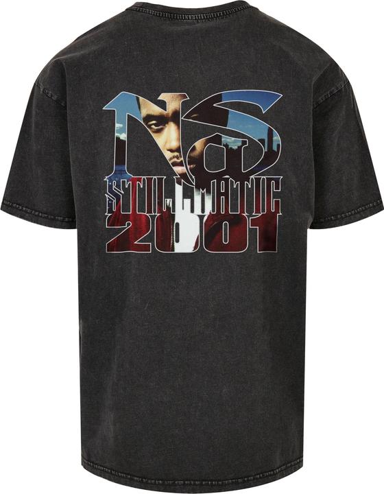 Actual product image Mister Tee Nas Stillmatic Acid Washed Oversize Tee - 89293 (M)