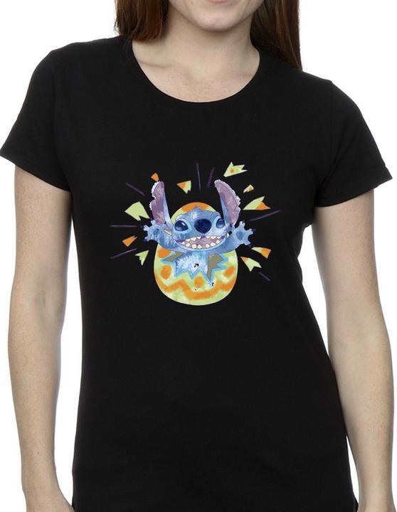 Immagine prodotto Disney Lilo & Stitch Cracking Egg Maglietta Donna (L)