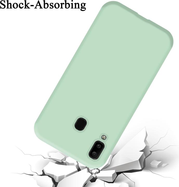 Actual product image Cadorabo TPU Liquid Silicone Case Cover (Samsung Galaxy A20, Samsung Galaxy M10s, TCL A30)