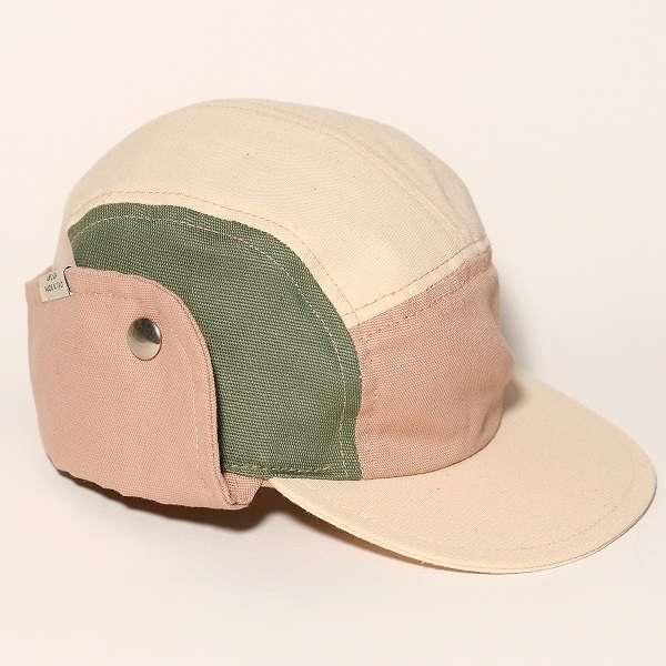 Produktbild KiETLA Camper-Kappe, naturgrün-rosa, 46-49 cm (47, 49, 48 C, 46 C)