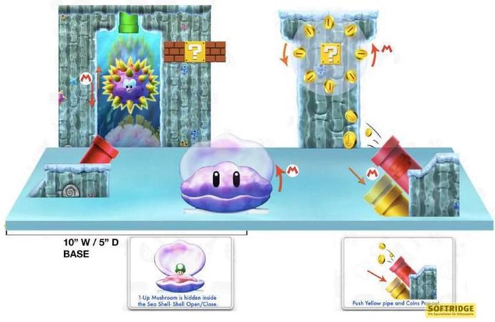 Actual product image Jakks Pacific World of Nintendo: Super Mario Deluxe - Underwater World