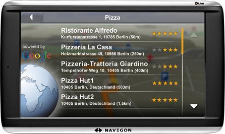 Navigon 72 Plus Live, TMC, European maps