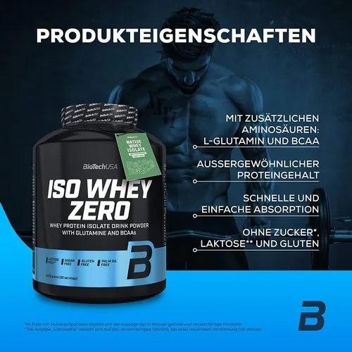 Actual product image Biotech USA Iso Whey Zero (Vanilla, 1 pcs., 500 g)