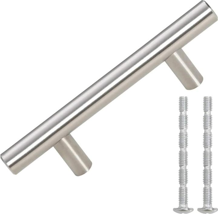 Immagine prodotto VidaXL Maniglie per mobili 10 pezzi argento 64 mm in acciaio inox, colore