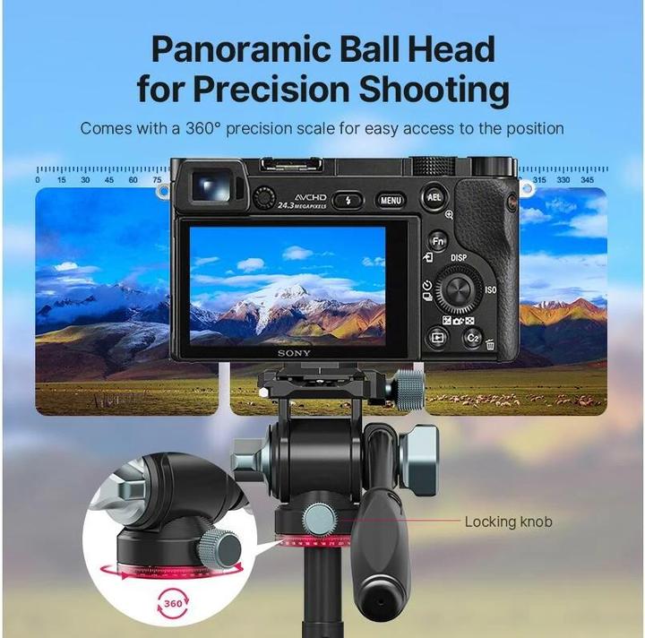 Image du produit Ulanzi Tête de trépied U-190 Mini Fluid (Tête panoramique)
