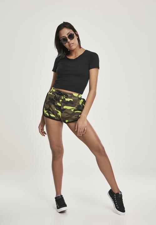 Actual product image Urban Classics Ladies Printed Camo Hot Pants (XS)