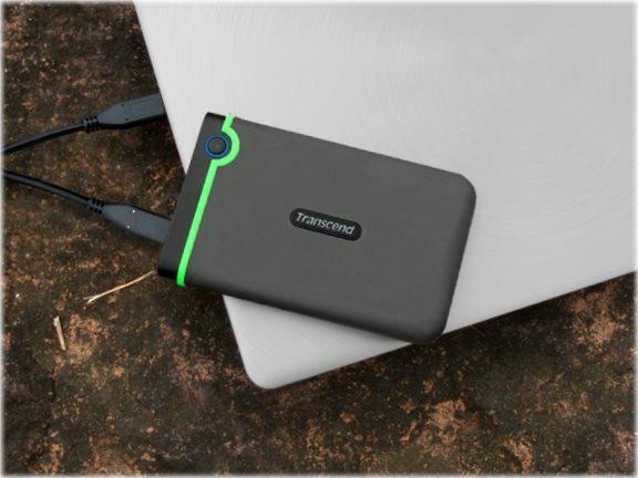 Actual product image Transcend StoreJet 25M3 (2 TB)