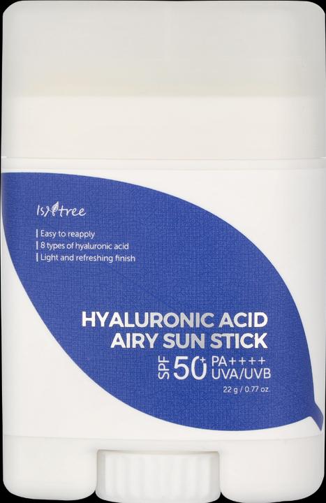 Isntree Hyaluronic Acid Airy Sun Stick (Stick solare, SPF 50, 22 ml, 22 g)