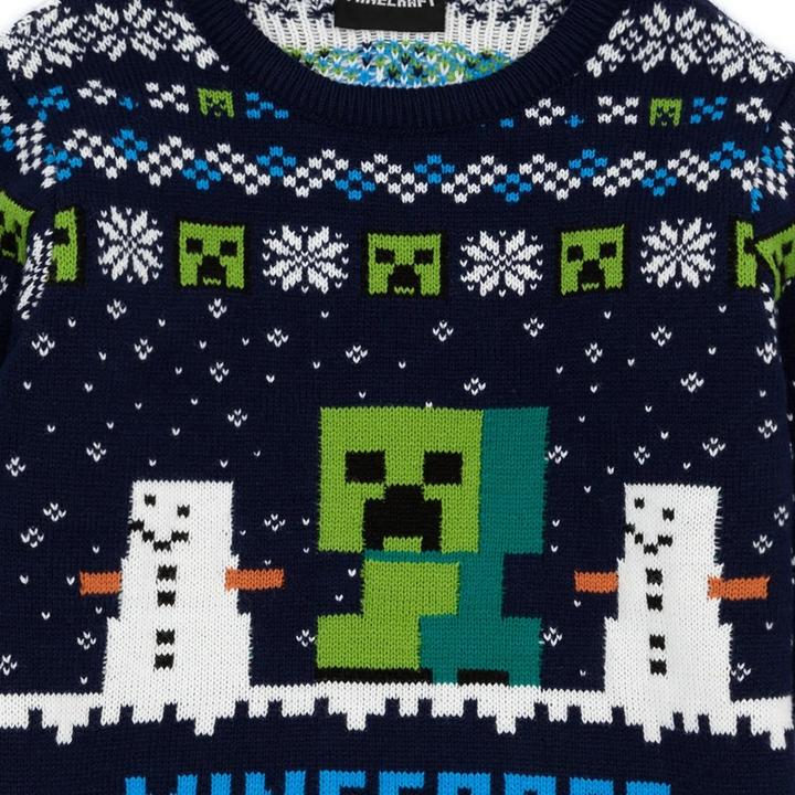 Actual product image Minecraft Jumper Christmas Design (158, 164)