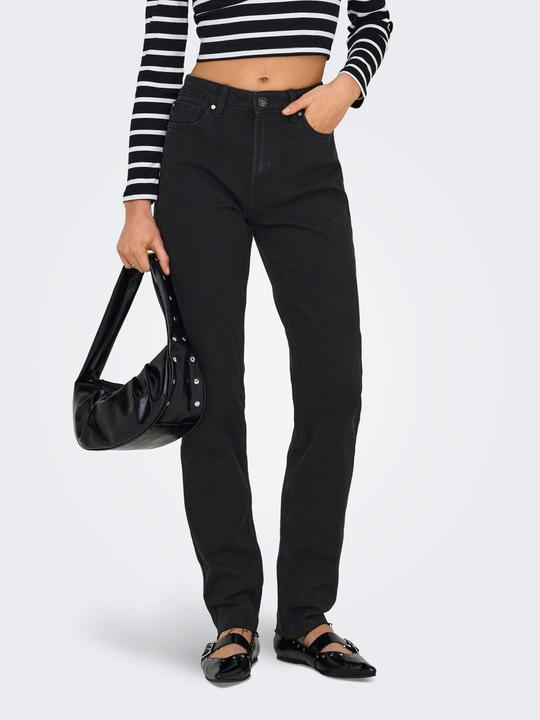 Immagine prodotto Only ONLEMILY Jeans a vita alta e taglio dritto Jeans dalla vestibilità dritta (W25/L32)