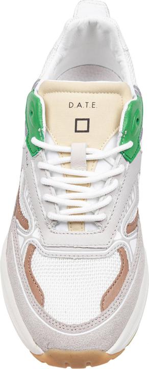 Actual product image D.a.t.e. D.a.t.e fuga sneakers in fabric and suede color white/green (42)