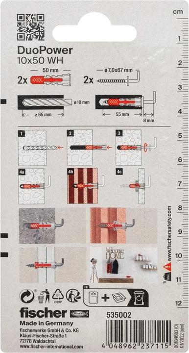 Immagine prodotto Fischer Tassello in nylon (2 pz.)