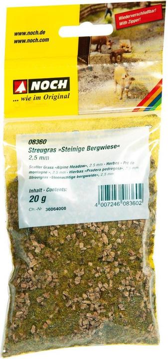 Image du produit Noch Herbe à litière Prairie de montagne rocailleuse 8