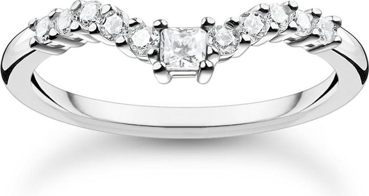 Actual product image Thomas Sabo Ring with White Stones Silver (54, 925 Silver)