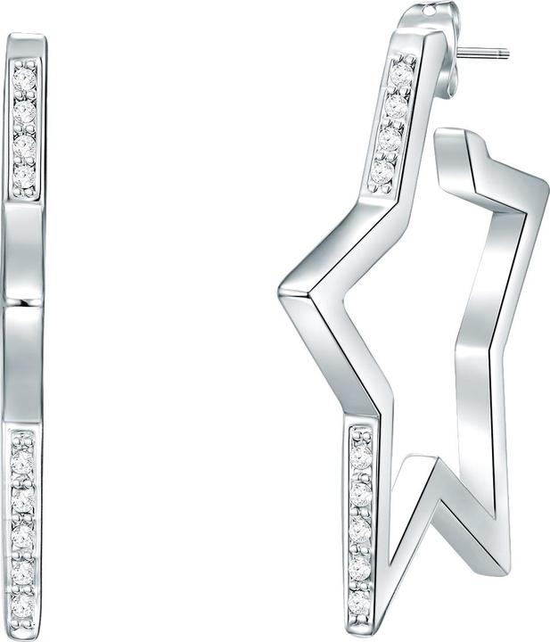 Produktbild Lulu & Jane Damen Stern Metall-Legierung verziert mit Kristallen von Swarovski® silber - 29311 (Metall-Legierung)