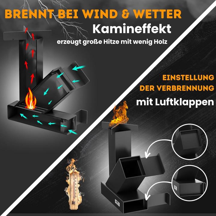 Actual product image Rocket stove