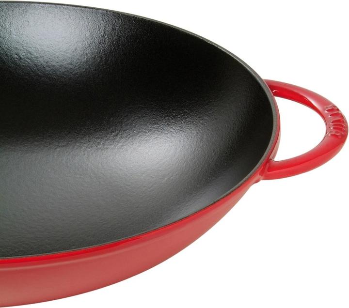 Produktbild Staub Wok mit Glasdeckel (37 cm, Wok Pfanne, Gusseisen)