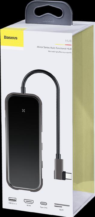 Produktbild Baseus Mirror Series Multifunktioneller Hub (USB-C, 7 Ports)