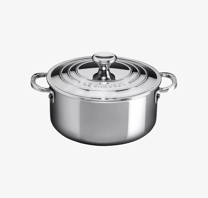 Produktbild Le Creuset 3-ply Plus (24 cm, Bräter + Schmortopf, Edelstahl)