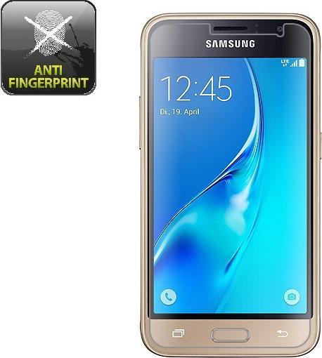 Actual product image Protectorking 2x Displayschutzfolie matt Anti-Reflex entspiegelt (2 Piece, Samsung Galaxy J1)