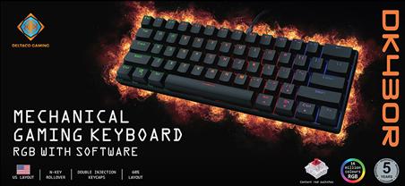 Actual product image Deltaco Mini DK430 (US, Cable)