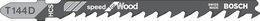 Actual product image Bosch Professional Zubehör Jigsaw blade T 144 D Speed for Wood, pack of 5
