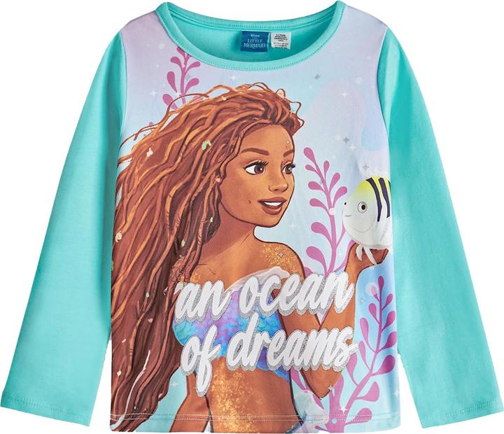 Actual product image The Little Mermaid Girls Ariel Long Pyjama Set (128)