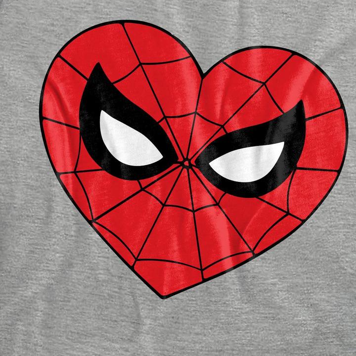 Actual product image Spiderman Unisex Adult Heart T-Shirt (XL)