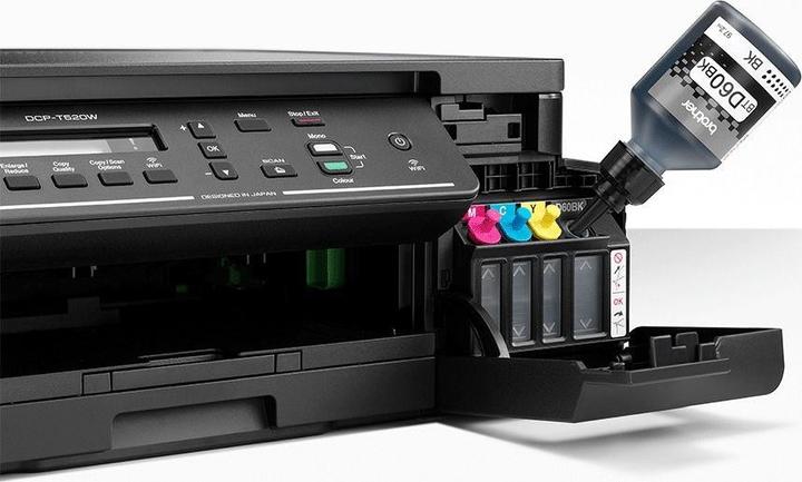 Image du produit Brother DCP-T520W Imprimante multifonction jet d'encre A4 6000 x 1200 DPI 30 pages par minute WLAN (Réservoir d'encre, Couleur)