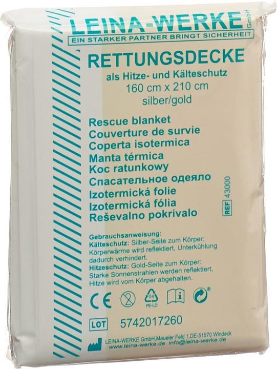 Produktbild Leina Rettungsdecke (Erste Hilfe Set Zubehör)