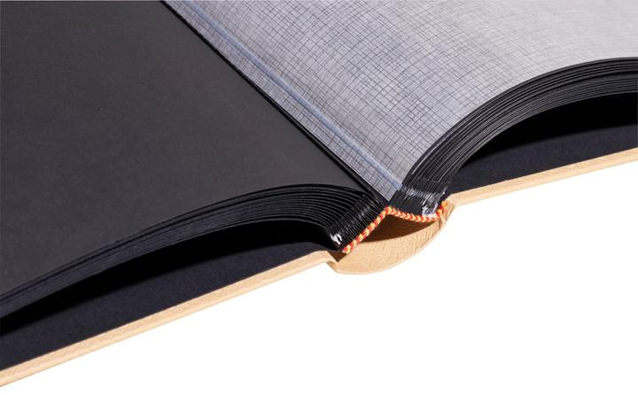 Actual product image Exacompta Fotoalbum, 60 Seiten schwarz, 29x32 cm, OfficeByMe (10 x 15 cm)